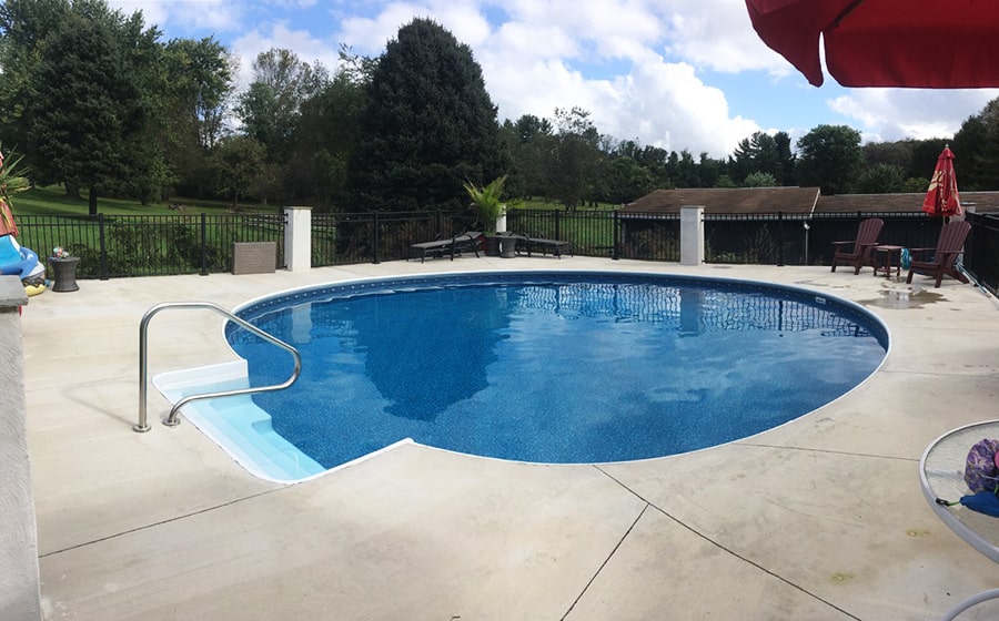 pool installation van dorn pools and spas