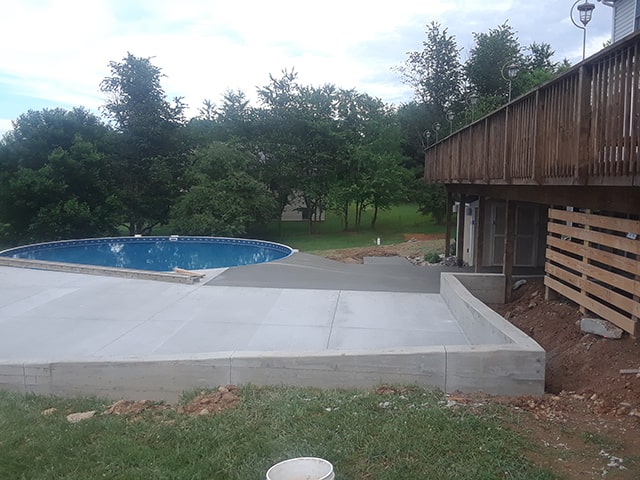 Pool Installation by Van Dorn Pools and Spas