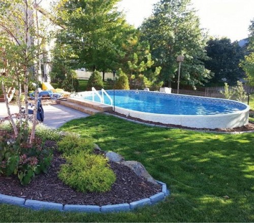 Oval Metric Pool