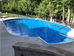 radiant in-ground pool in Maryland