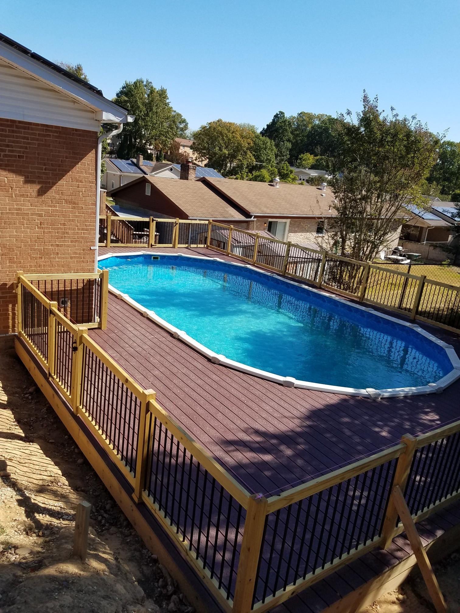 Doughboy Pool Installation by Van Dorn Pools and Spas Raymond