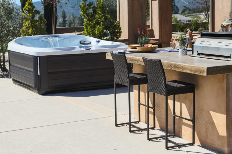 Jacuzzi Hot Tub on a patio