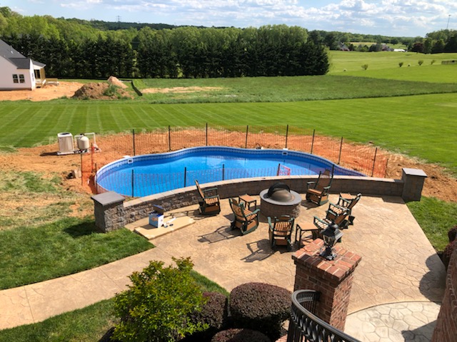 Pool installation in Maryland