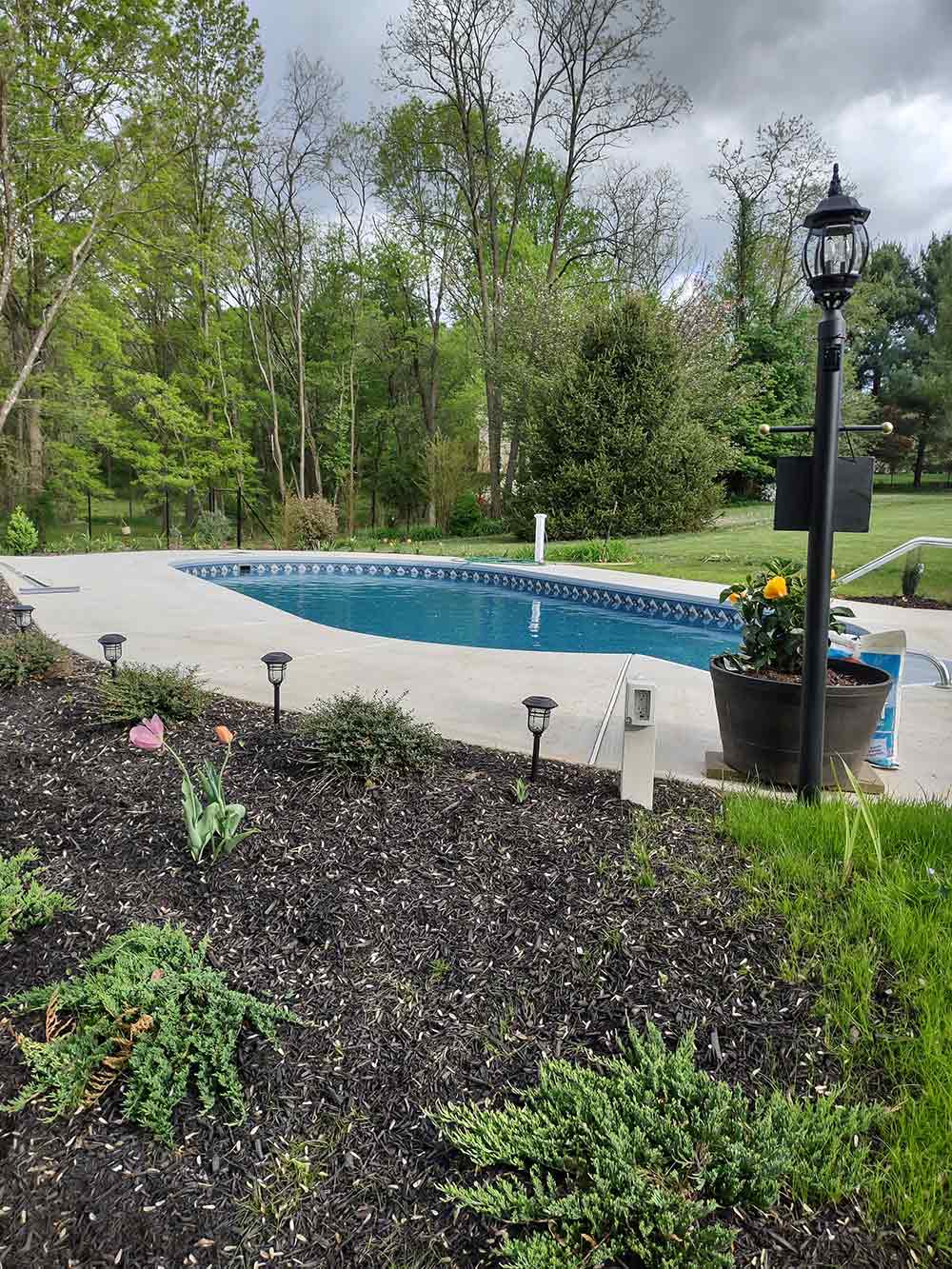 pool construction by Van Dorn Pools and Spas