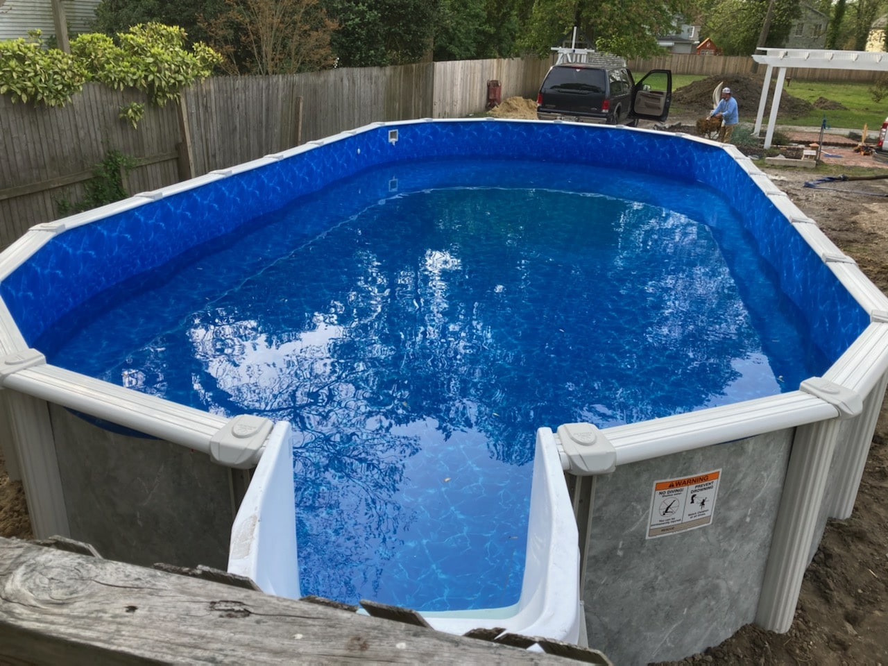 pool construction by Van Dorn Pools and Spas