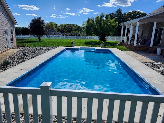 pool installation van dorn pools and spas