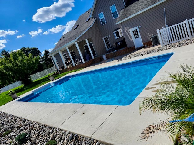 pool installation van dorn pools and spas