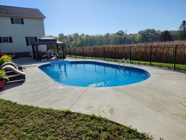 pool installation van dorn pools and spas