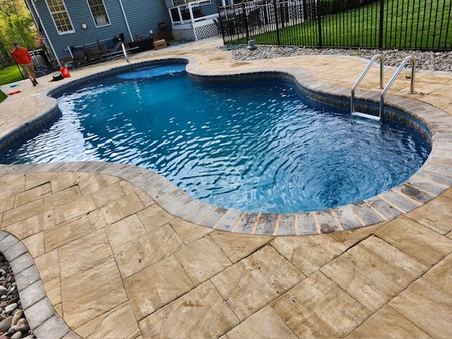 pool installation van dorn pools and spas