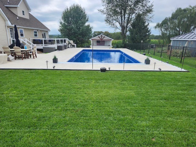 pool installation van dorn pools and spas
