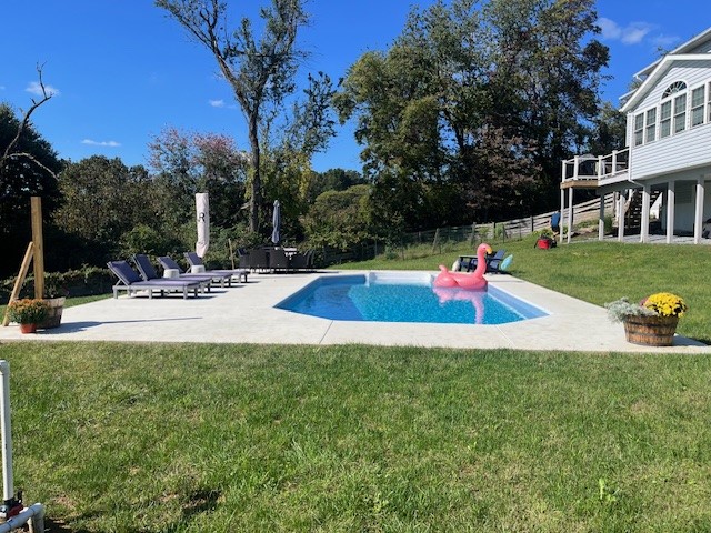 pool installation van dorn pools and spas