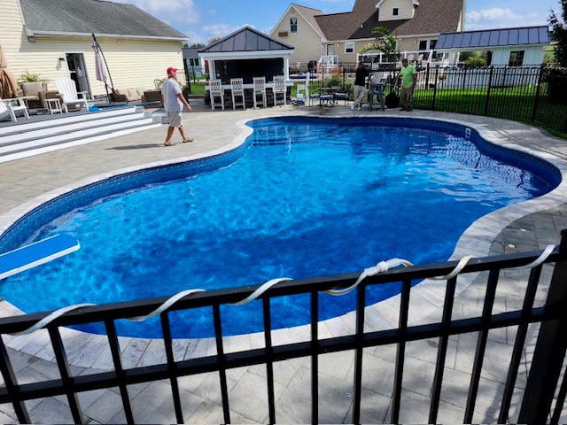 pool installation van dorn pools and spas