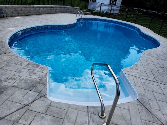 pool installation van dorn pools and spas