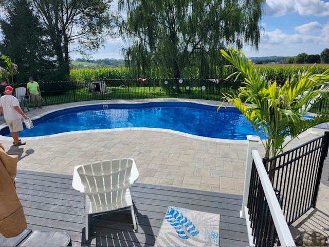 pool installation van dorn pools and spas