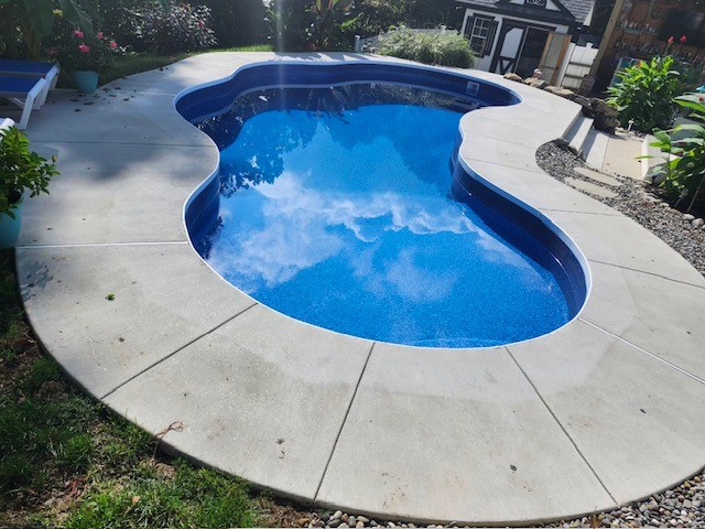 pool installation van dorn pools and spas