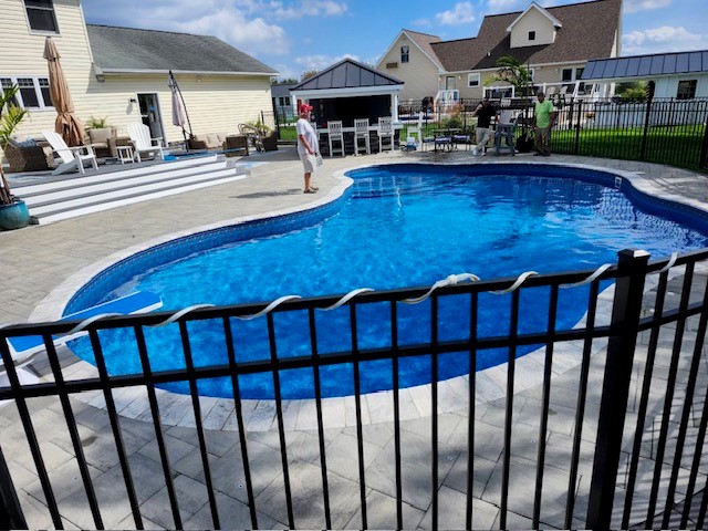 pool installation van dorn pools and spas
