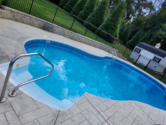 pool installation van dorn pools and spas