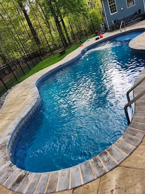 pool installation van dorn pools and spas