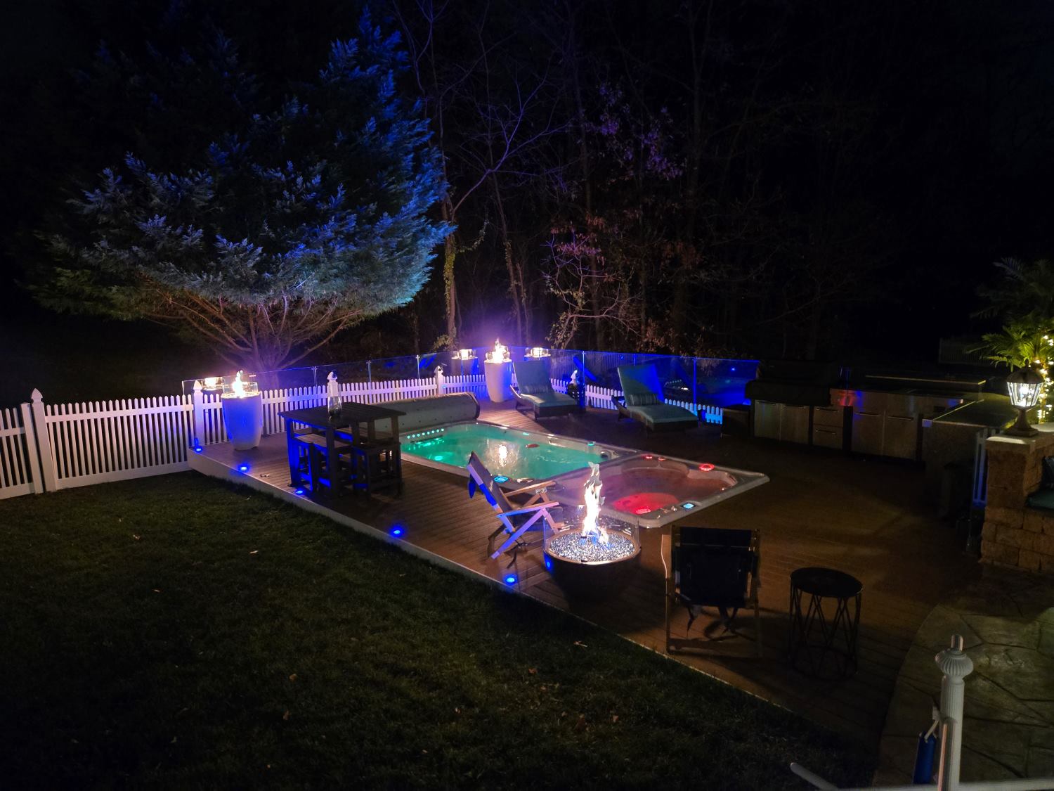 Swim spa installation van dorn pools and spas